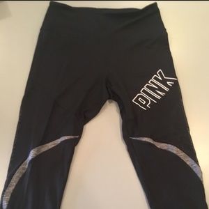 NWOT VS PINK Capris w Mesh Panels